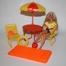 Pool Set ARCO 1980er Jahre für Barbie und andere Modepuppen