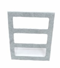 Samt Grau Ohrringständer