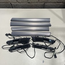 Orig. Audi C5 4B A6 Zierleisten SET Lautsprecher Türgriff Blende Dekor Alu