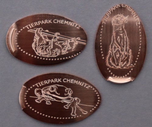 Elongated coin sachsen - elongated,