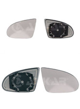 2X ALKAR SPIEGELGLAS AUßENSPIEGEL BEHEIZBAR LINKS+RECHTS passend für AUDI A2