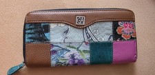 GA Portemonnaie Geldbörse Damen lang 12 Karten bunt NEU