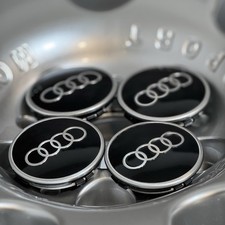 4x Original Audi Felgendeckel Nabenkappen Nabendeckel 61mm 81A601170A