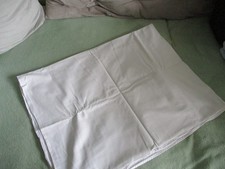 IV: Haushalt Schlafzimmer - DDR BETTLAKEN weiß 135 x 200 cm - BAUMWOLLE