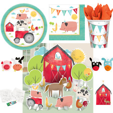 Bauernhof Kindergeburtstag Auswahl Deko Traktor Party Dekoration NEU Mottoparty