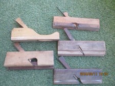 5 antike alte Holzhobel /