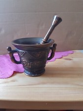 Antiker Mörser Apotheke mit Stösel  1050 Gramm