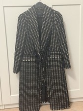 Uterqüe Tweed Mantel Gr S