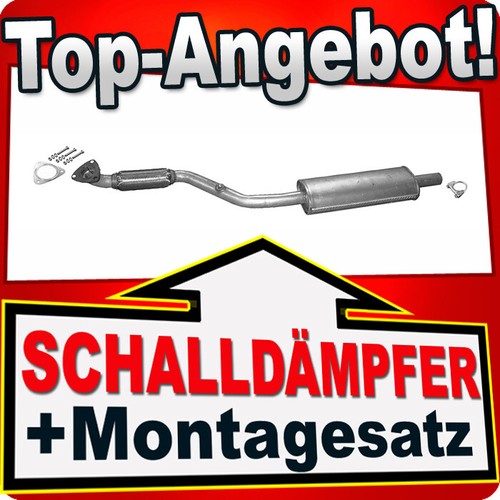Mittelschalldämpfer für opel - mittelschalldämpfer,