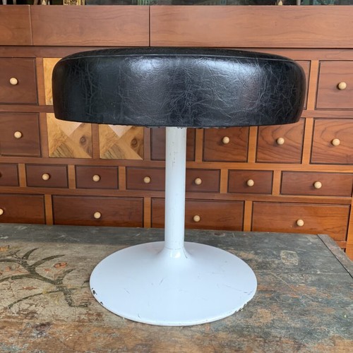 Hocker tulpenfuß kunstleder - tulpenfuß,