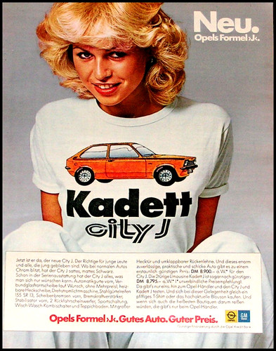 Opel kadett city j - kadett, "j"
