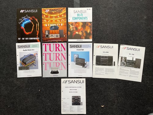 Sansui produktheft sammlung - sansui,