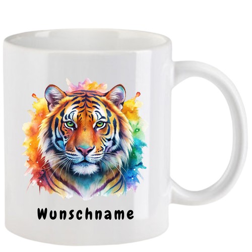 Tasse mit tigerkopf - tasse,