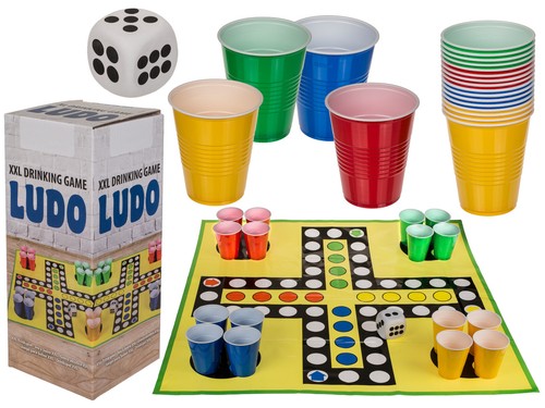Xxl trinkspiel ludo 90 cm - 90,