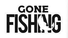 gone fishing Angeln Aufkleber