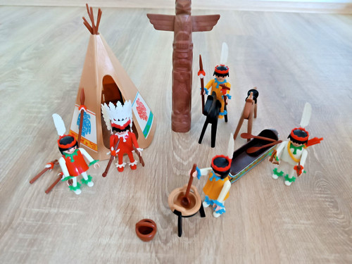Playmobil 3483 indianerdorf - playmobil,