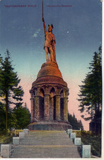 Ansichtskarte hermannsdenkmal - ansichtskarte,