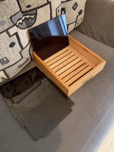 Karteikasten holz vintage - vintage, 50