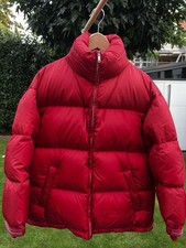 Red PRADA Down Jacket Daunenjacke