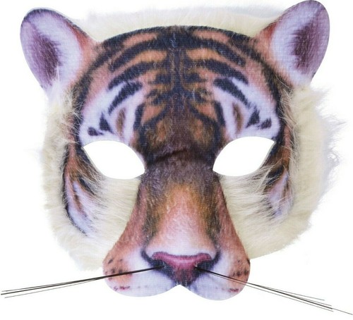Tier maske tiger mit - 3d, fell