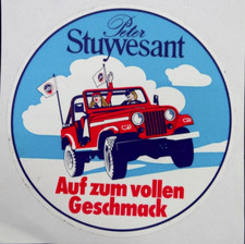 Werbe-Aufkleber Peter