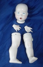 Porzellan Puppe, Handarbeit