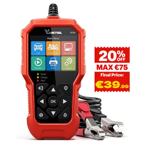 Vdiagtool bt500 24v 12v - bt500,