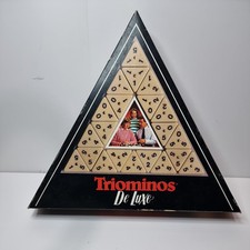 Triominos Deluxe Spiel, 80er Jahre Goliath Spiele Vintage Spieltisch Strategie