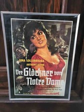 altes Filmplakat in Glasrahmen