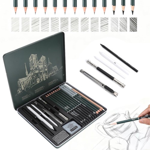 Skizzen zeichen bleistift set - zeichen,
