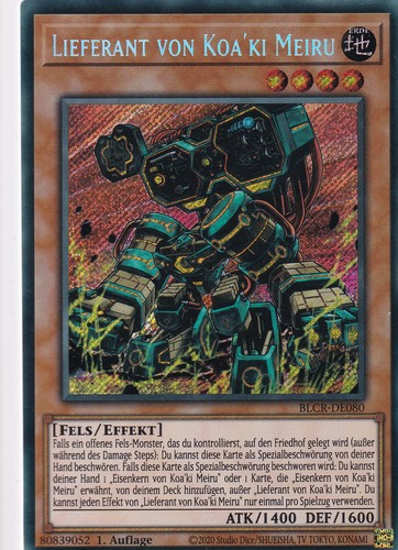 Yugioh lieferant von koa - lieferant,