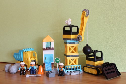 Lego duplo 10932 - baustelle, mit