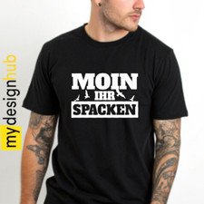 T-Shirt mit Spruch witzig Moin