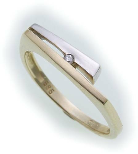 Damen ring brillant - damen,