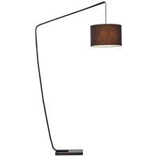 Brilliant LED Deko Steh Stand Leuchte Lampe DARIA Metall Textil Marmor Schwarz