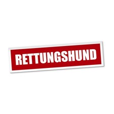 Rettungshund magnetschild auto - rettungshund,