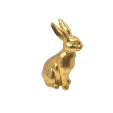 Dekohelden24 Goldener Hase