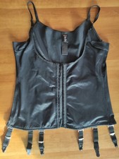 Korselett , 6 Strumpfhalter, ca. 95 , schwarz