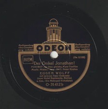 SCHELLACK Eugen Wolff Und Sein