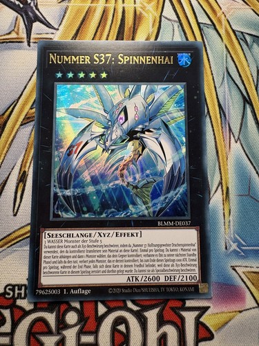 Yugioh nummer s37 spinnenhai - nummer, s37: