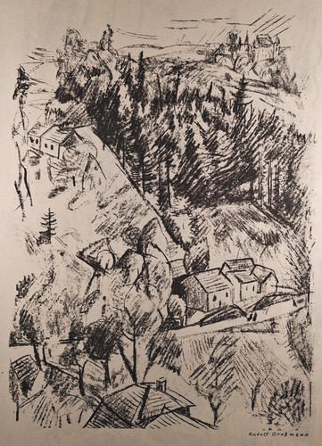Original lithographie 1916 - original,