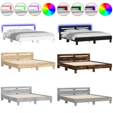 LED Bettgestell mit Kopfteil