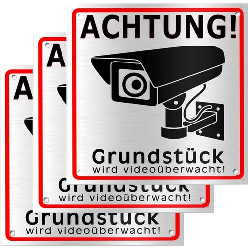 Videoüberwachung schild - videoüberwachung,