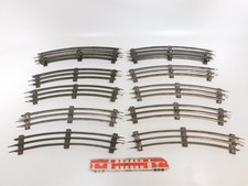 12x Märklin Spur 0 Gleis 12er/12 er Kreis für elektrischen Betrieb #CI235-2