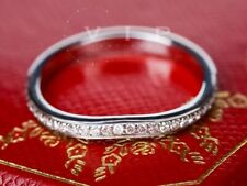 CARTIER BALLERINE RING 950er PLATIN & 27 DIAMANTEN TRAURING EHERING WEDDING BAND
