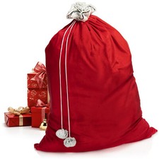 Premium XL Weihnachtssack - roter Geschenksack zum Befüllen - Weihnachtsbeutel