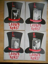Zauberkunst Jahrgang 1989 1,2,3,4 Zeitschrift Magischer Zirkel DDR Zmeck