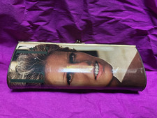 Vintage 70er Ricma S. N. C Imola Italy ELLE Fashion Clip Clutch Bag Handtasche