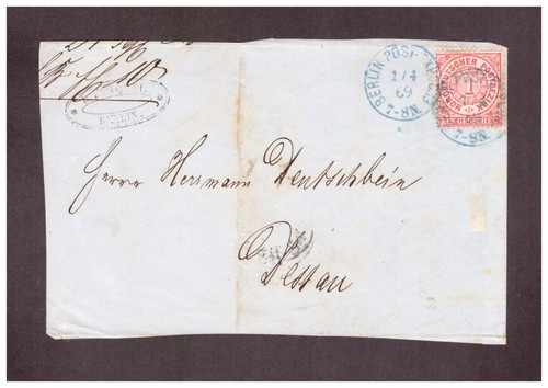 Deutsches reich 1869 brief - reich,