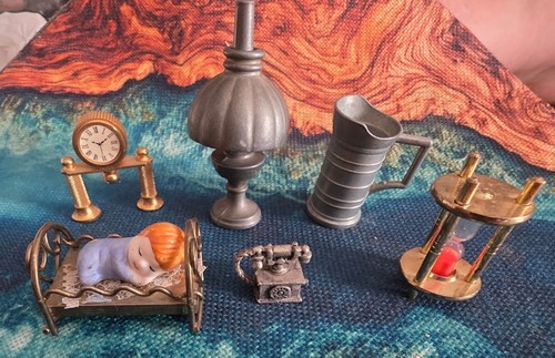Miniatur figuren zinn messing - ,